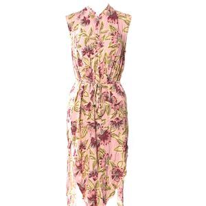 Faithfull The Brand Dress Womens Small Maxi Dusty Rose Mauve Anthropologie